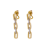 Roberto Coin "Navarra" Link Diamond Earrings