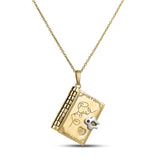 Roberto Coin 18K Book Necklace