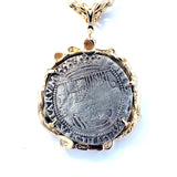 4 Reale Spanish Cobb Wrapped in 14K Gold Mermaids