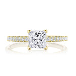 Princess Solitaire Engagement Ring