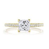Princess Solitaire Engagement Ring