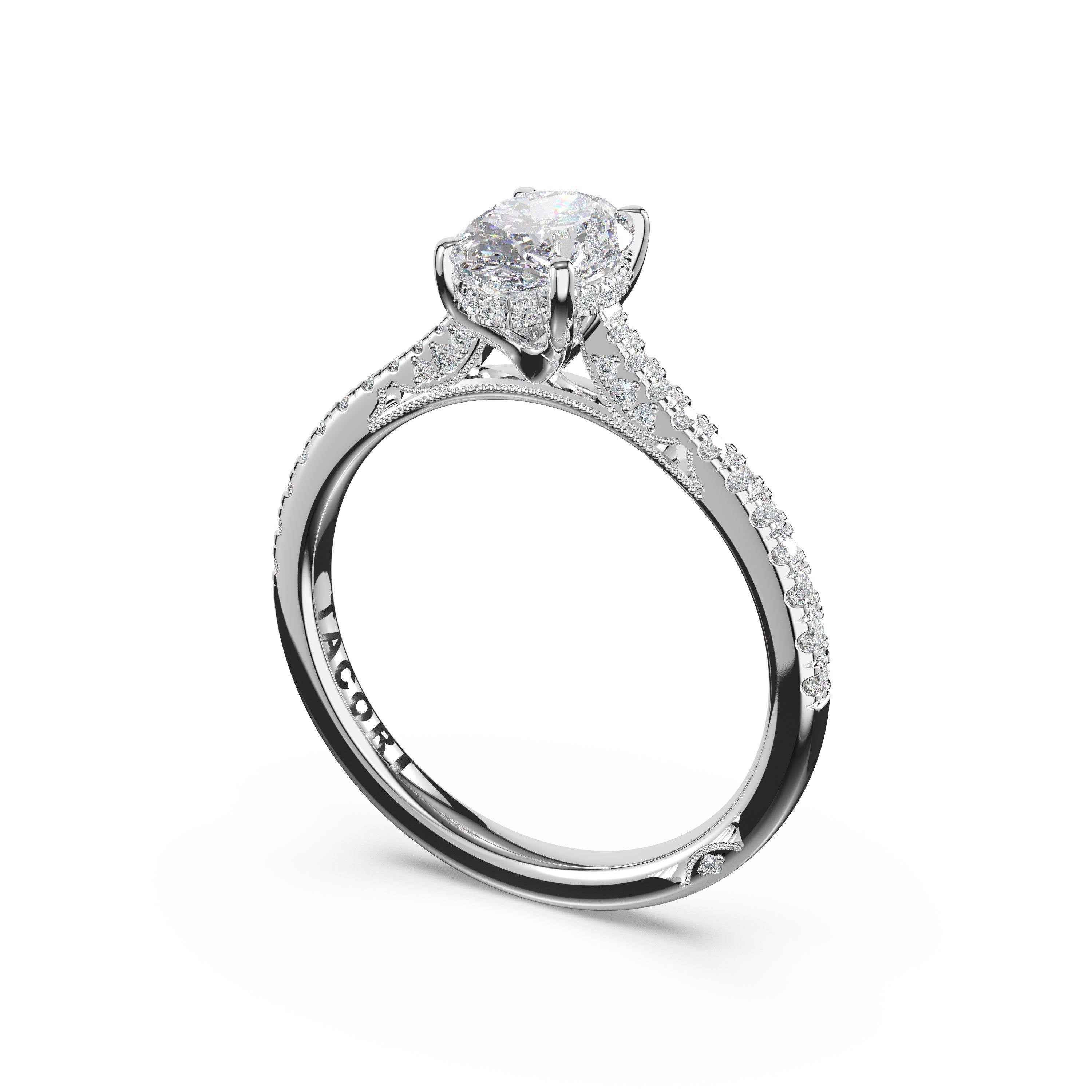 Oval Solitaire Engagement Ring