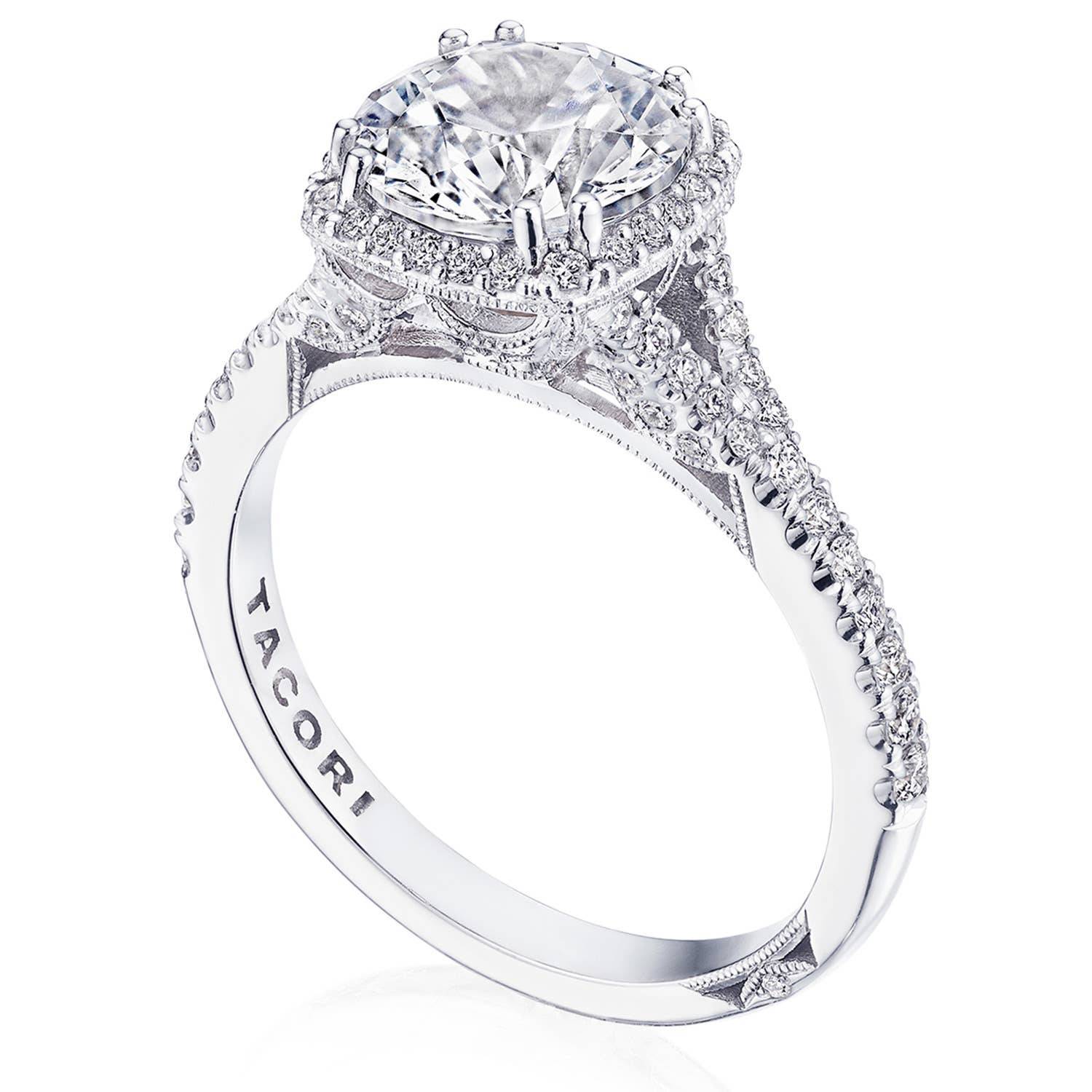 Round Bloom Engagement Ring