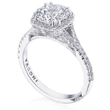 Round Bloom Engagement Ring