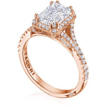 Emerald Bloom Engagement Ring