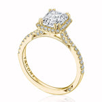 Emerald Bloom Engagement Ring
