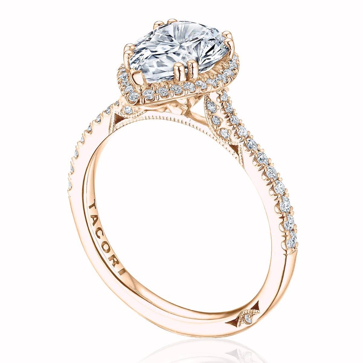 Pear Bloom Engagement Ring