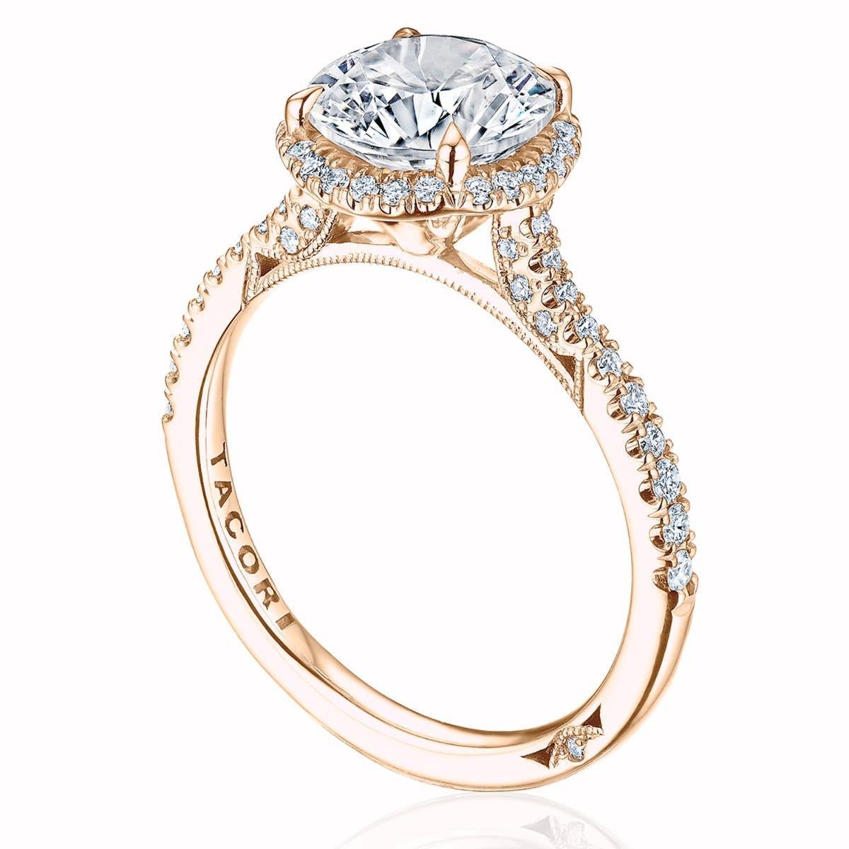 Round Bloom Engagement Ring