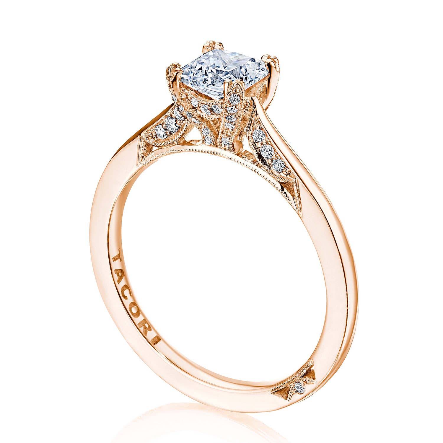 Princess Solitaire Engagement Ring