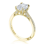 Emerald Solitaire Engagement Ring