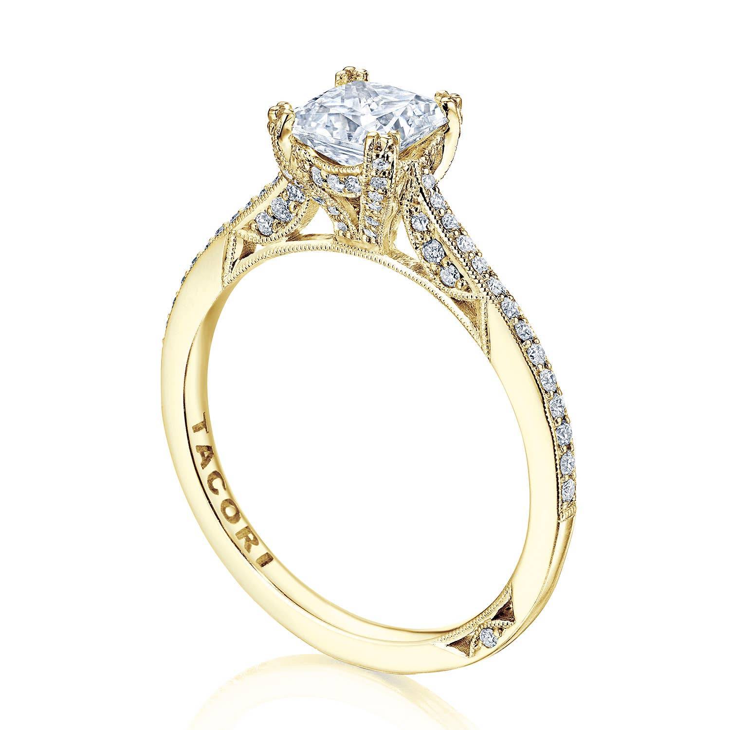 Princess Solitaire Engagement Ring