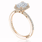 Emerald Bloom Engagement Ring