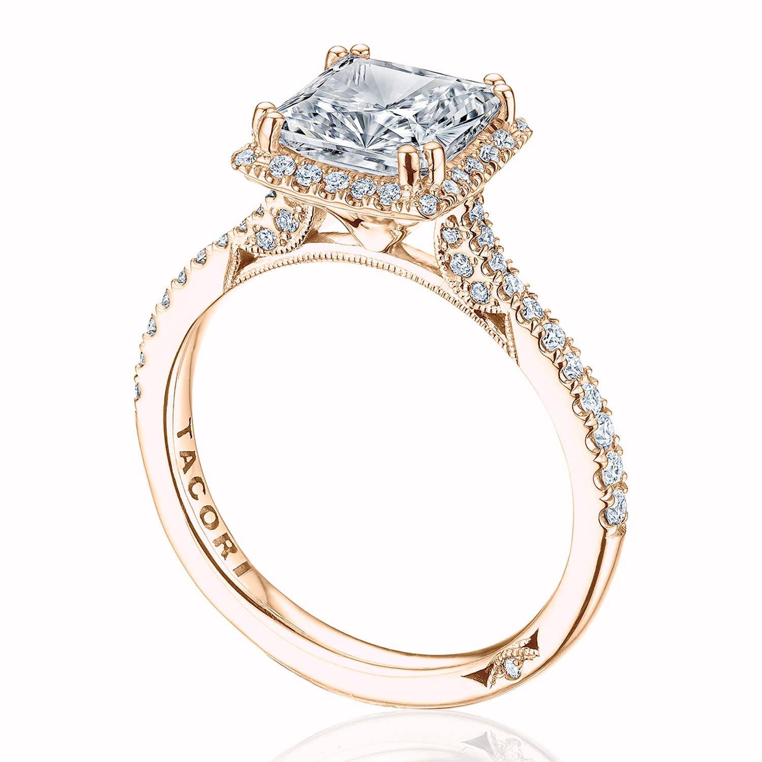Princess Bloom Engagement Ring
