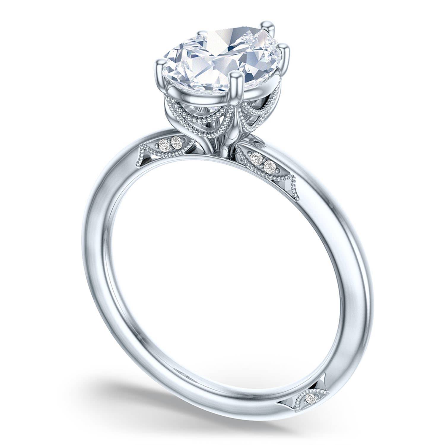 Pear Solitaire Engagement Ring