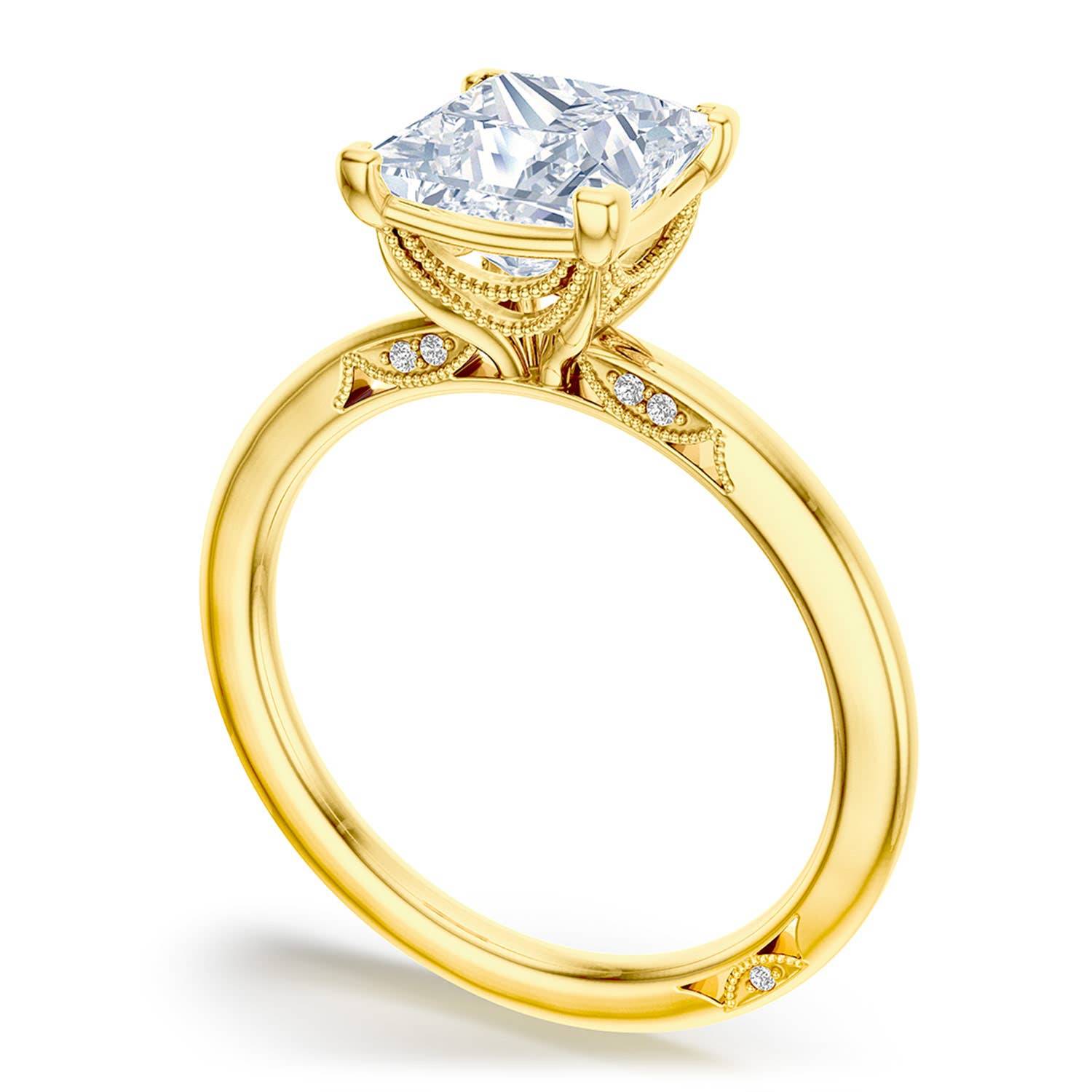 Princess Solitaire Engagement Ring