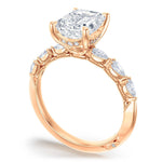 Emerald Solitaire Engagement Ring