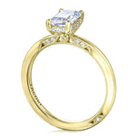 Emerald Solitaire Engagement Ring