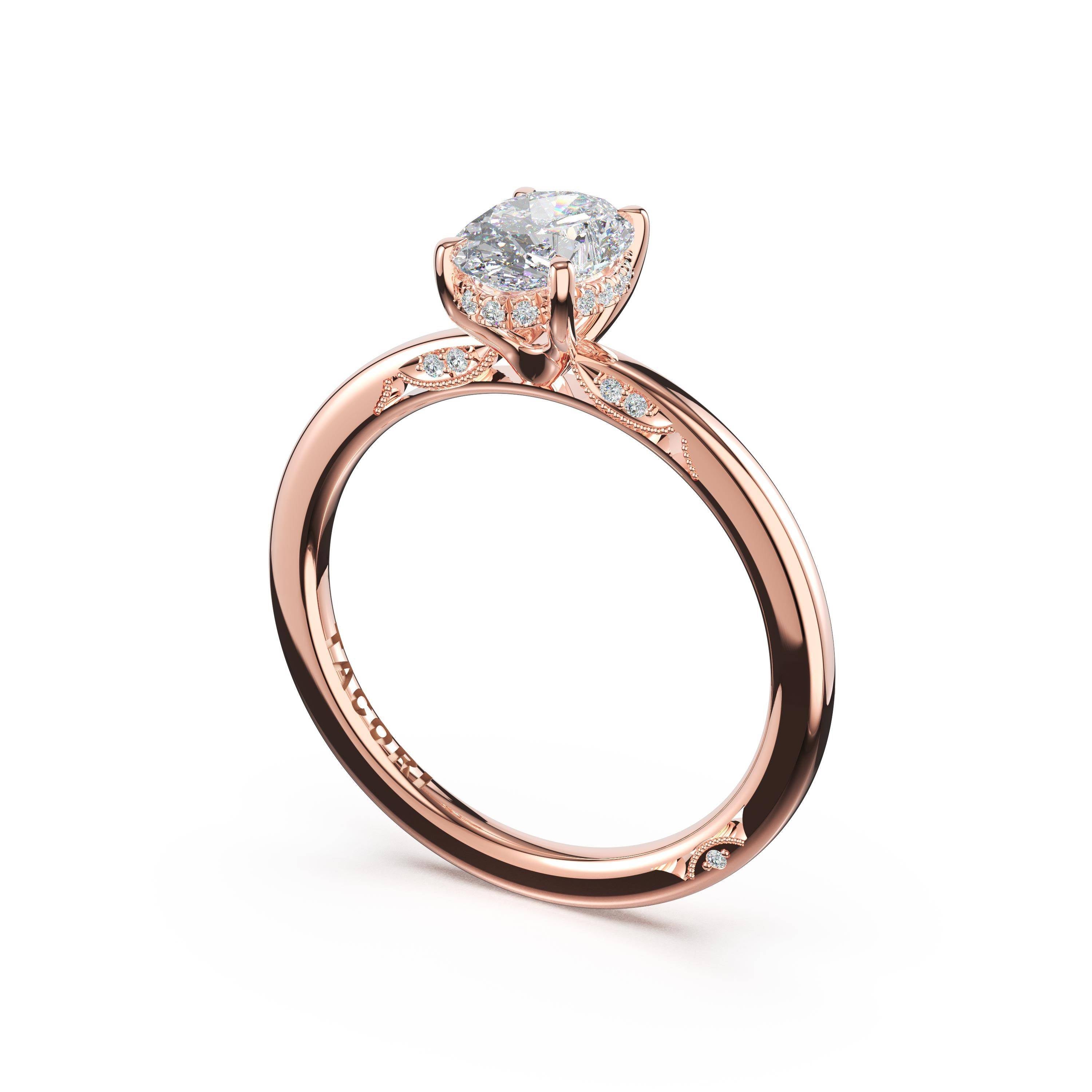 Oval Solitaire Engagement Ring
