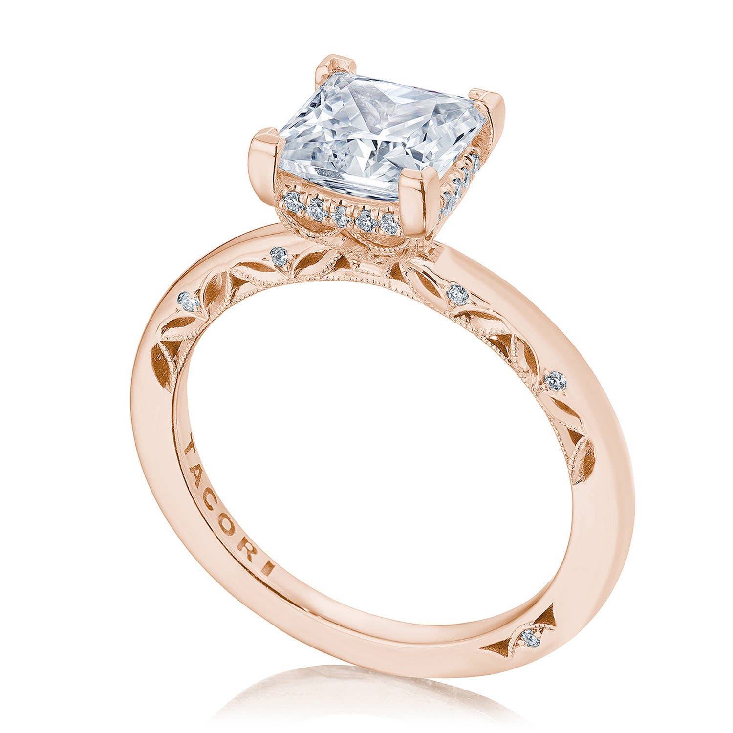 Princess Solitaire Engagement Ring