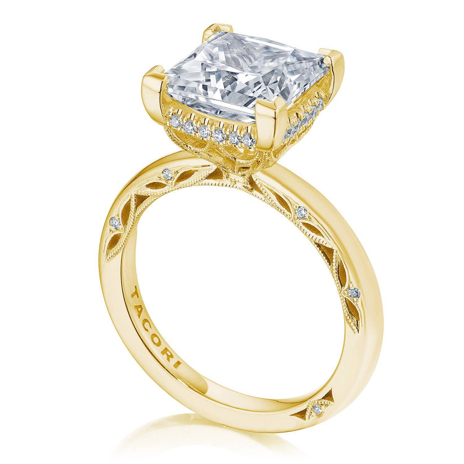 Princess Solitaire Engagement Ring