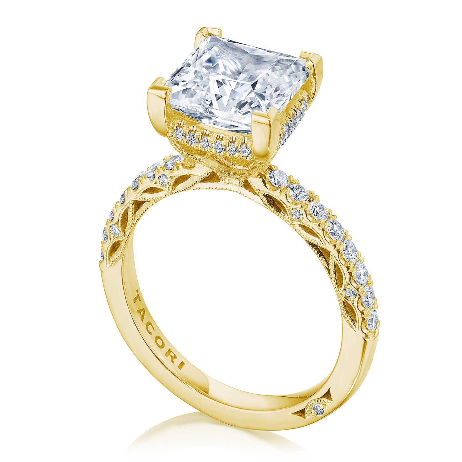 Princess Solitaire Engagement Ring