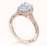Pear Bloom Engagement Ring