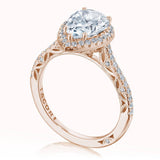 Pear Bloom Engagement Ring