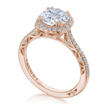 Cushion Bloom Engagement Ring