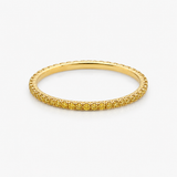 18K Yellow Gold ctw Eternity Diamond Women's Wedding Band