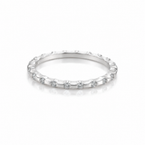 18K White Gold 0.39 ctw Eternity Diamond Women's Wedding Band