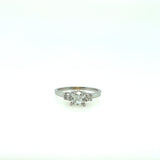 1.19tdw Diamond, Cushion Cut Engagement Ring