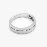 14K White Gold 0.23 ctw Contemporary Diamond Women's Ring