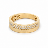 14K Yellow Gold 0.30 ctw Anniversary Diamond Women's Wedding Band