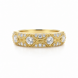 18K Yellow Gold 0.78 ctw Vintage Diamond Women's Ring