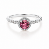 18K White Gold 0.81ctw Sapphire Ring