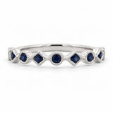 14K Mixed Shape Sapphire Ring
