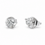 14K White Gold 0.46 ctw Stud Diamond Earring