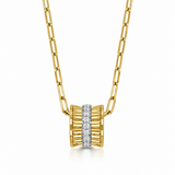14K Yellow Gold 0.20 ctw Diamond Necklace