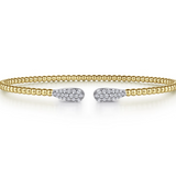 14K Yellow Gold 0.30 ctw Bangle Diamond Bracelet