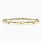 14K Blue Diamond Tennis Bracelet