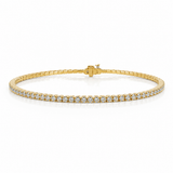 14K Yellow Gold 1.67 ctw Bangle Diamond Bracelet