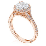 Round Bloom Engagement Ring