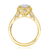Round Bloom Engagement Ring