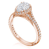 Pear Bloom Engagement Ring