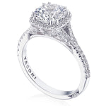 Round Bloom Engagement Ring