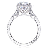 Round Bloom Engagement Ring