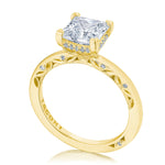 Princess Solitaire Engagement Ring