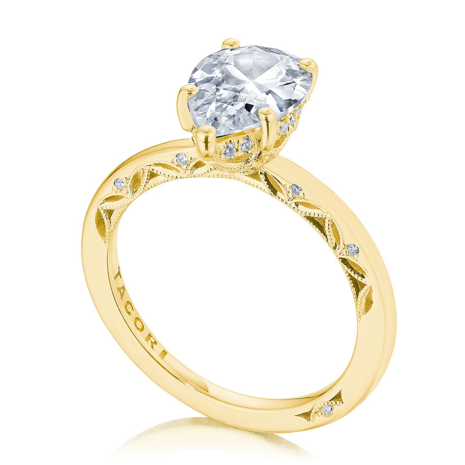 Pear Solitaire Engagement Ring