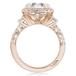 Cushion 3-Stone Engagement Ring