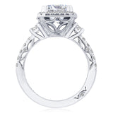 Emerald 3-Stone Engagement Ring